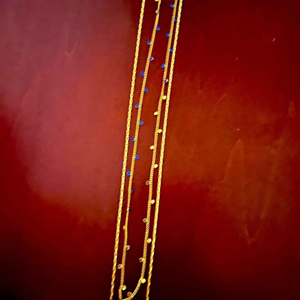 Jenny Bird Modri Double Strand Necklace